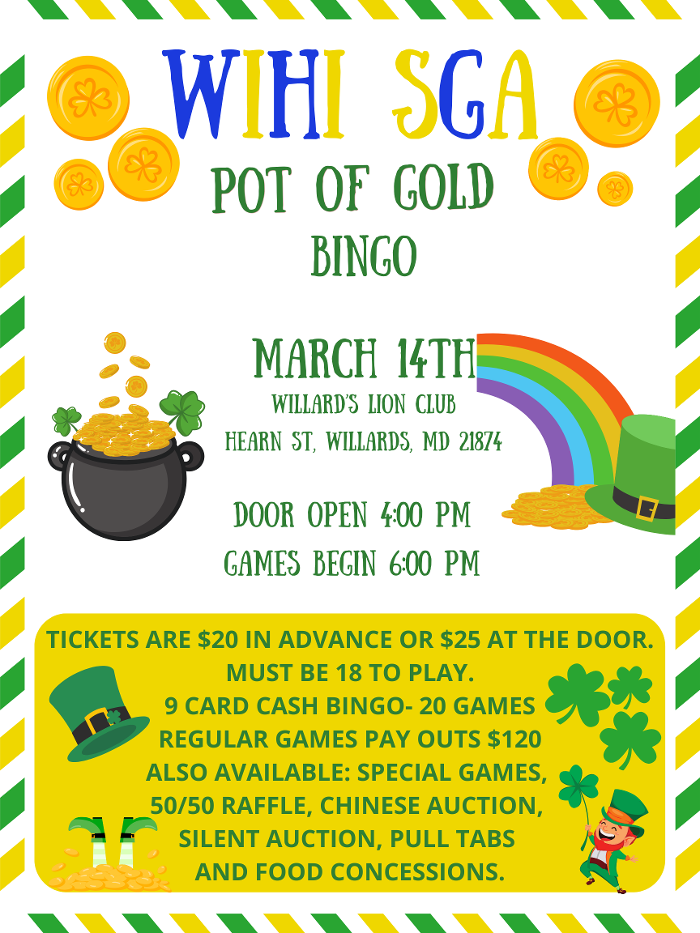 Wi-Hi SGA Pot of Gold Bingo