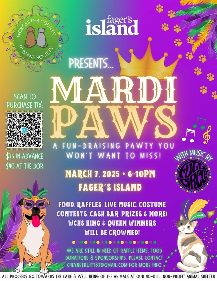 WCHS PRESENTS MARDI PAWS!
